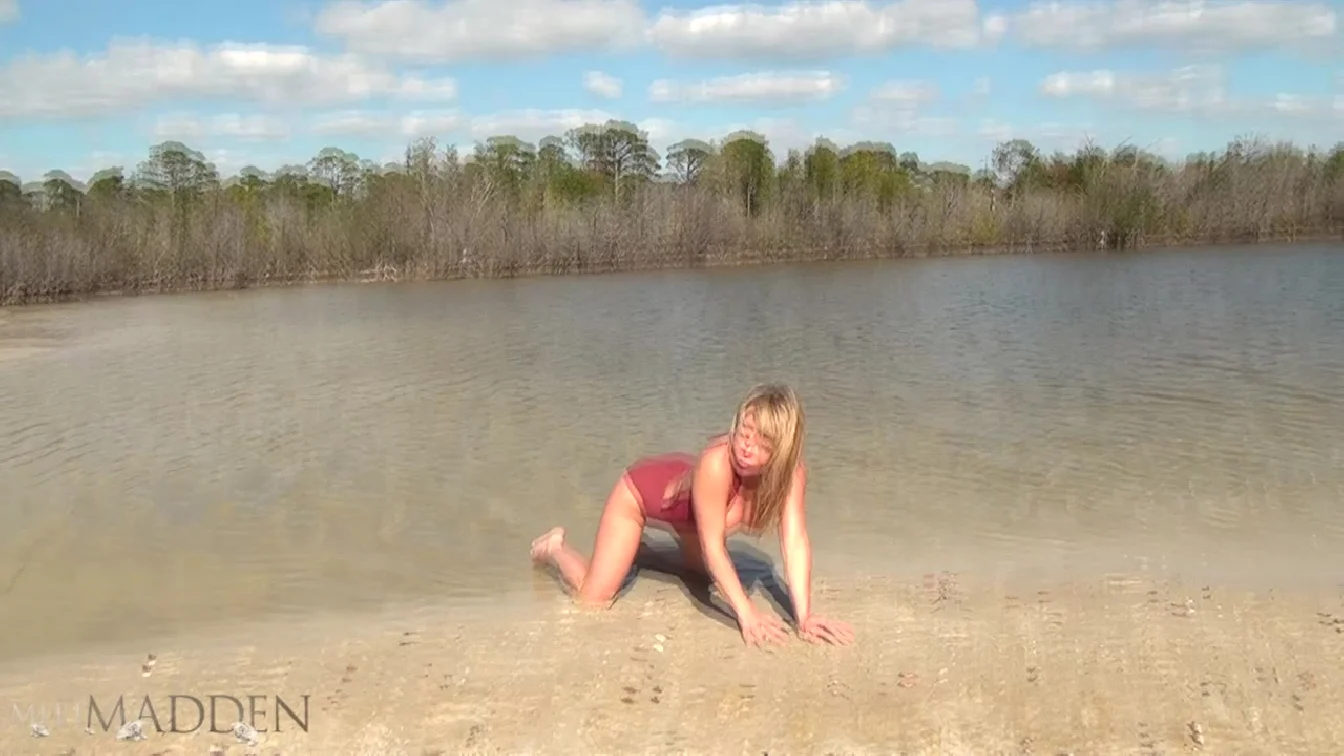 Preview of MeetMadden BTS Red Swimsuit XXX